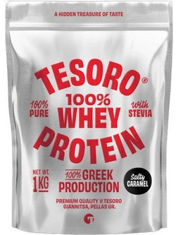 Tesoro 100% Whey Salty Caramel Πρωτεΐνη Ορού Γάλακτος 1kg