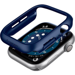 Spigen Thin Fit Πλαστική Θήκη για Apple Watch 4 / 5 / 6 / SE 44mm Μπλε