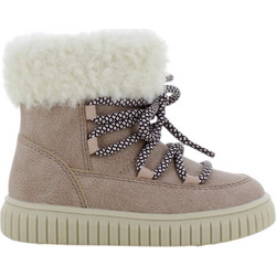 Safety Jogger Παιδικά Αρβυλάκια Ροζ Suede με Φερμουάρ & Γούνα SJ639298