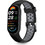 Tech-Protect Iconband Air Λουράκι Σιλικόνης Black / Grey (Xiaomi Smart Band 8 / 9 / 10)