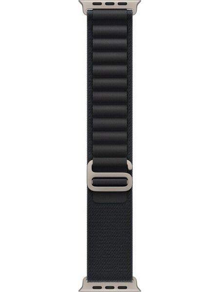 Apple Alpine Loop Λουράκι Υφασμάτινο Natural Titanium / Black (Apple Watch Ultra 49mm)