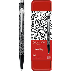 Caran d'Ache 849 Keith Haring Xmas Σετ Στυλό Διαρκείας 1mm Μαύρο 233.353809