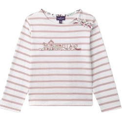 Sergent Major Παιδικό T-Shirt Μακρυμάνικο Λευκό Ροζ 25H2PFL2TML