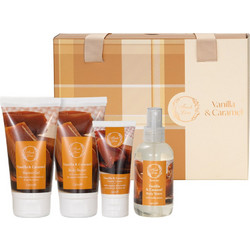 Fresh Line Vanilla & Caramel Shower Gel 150ml + Body Butter 150ml + Body Water 150ml + Hand Cream 50ml