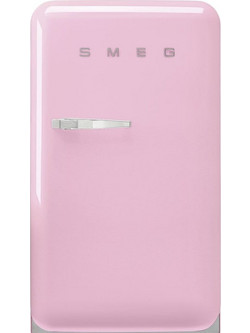 Smeg FAB10RPK6 Retro Μονόπορτο Ψυγείο 122lt Υ97xΠ54.5xΒ65.9cm Ροζ