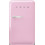 Smeg FAB10RPK6 Retro Μονόπορτο Ψυγείο 122lt Υ97xΠ54.5xΒ65.9cm Ροζ