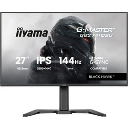 iiyama G-Master GB2741QSU-B1 IPS Gaming Monitor 27" 2560x1440 QHD 144Hz 1ms