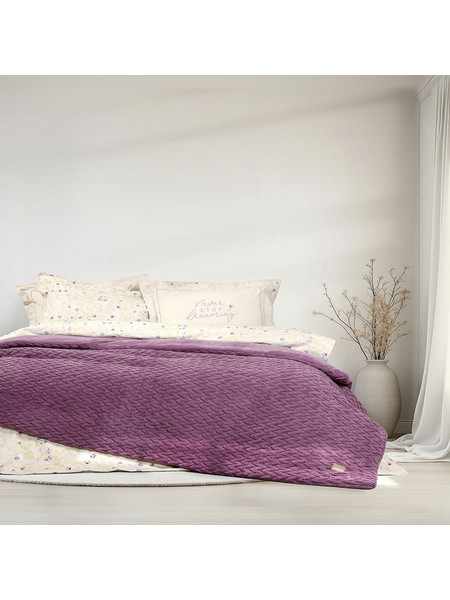 Nima Κουβερτοπάπλωμα Μονό 160x220 Muffle Mauve