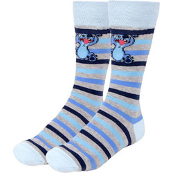 Cerda Disney Stitch Βαμβακερές Γυναικείες Κάλτσες Γαλάζιες Γκρι 2900002544