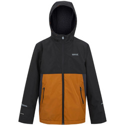 Regatta Παιδικό Μπουφάν Χειμωνιάτικο Softshell Αδιάβροχο Μαύρο Πορτοκαλί RKP321-ZU9