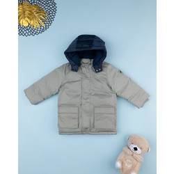 Prenatal Παιδικό Μπουφάν Χειμωνιάτικο Puffer Μπεζ Μαύρο 1443085