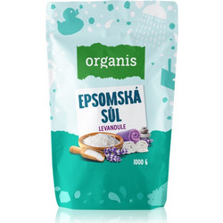 Organis Lavender Epsom Άλατα Μπάνιου Κρύσταλλοι 1kg