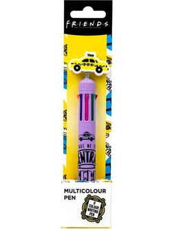 Blue Sky Friends Multi Colour Taxi Στυλό Διαρκείας Πολύχρωμο FS149632