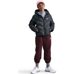 Nike Αθλητικό Παιδικό Μπουφάν Χειμωνιάτικο Puffer Αντιανεμικό Ανθρακί HQ4976-011