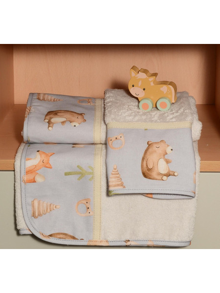 Baby Oliver Des.427 Σετ Βρεφικές Πετσέτες 2τμχ 450gr/m²