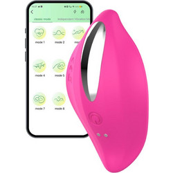 Zenn Vibrating Panty Pleasure with App Κλειτοριδικός Δονητής για Ζευγάρια με App Control Ροζ