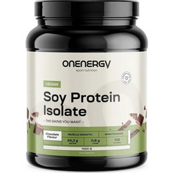 OnEnergy Soy Isolate Chocolate Φυτική Πρωτεΐνη Χωρίς Λακτόζη 1kg