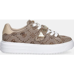 Guess Drift 2 Γυναικεία Sneakers Flatforms Μπεζ FLTDR2FAL12