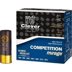 Clever Mirage T2 Competition Φυσίγγια Συγκέντρωσης 12Cal 70mm 24gr 25τμχ