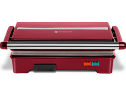 Singer SM-1310ISCR Τοστιέρα με Αποσπώμενες Πλάκες για 2 Τοστ 750W