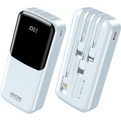 WK WP-66 Power Bank 20000mAh 22.5W με Θύρα USB-A & Θύρα USB-C Quick Charge 3.0 & Power Delivery Blue