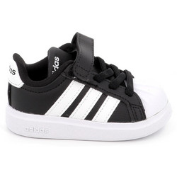 Adidas Streettalk Παιδικά Sneakers Μαύρα Λευκά JQ8605