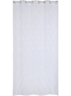 Home ESPRIT Κουρτίνα με Τρουκς 140x260 S3055201 Λευκή
