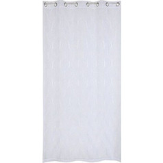 Home ESPRIT Κουρτίνα με Τρουκς 140x260 S3055201 Λευκή