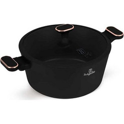 Berlinger Haus Black Rose Collection Κατσαρόλα Αλουμινίου Μαρμάρου 20cm