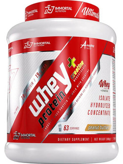 Immortal Nutrition Whey & Creatine Peanut Butter Πρωτεΐνη Ορού Γάλακτος Γράμμωσης 2kg