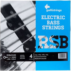 Galli RSB45105 Σετ 4 Χορδές Ηλεκτρικού Μπάσου Nickel Plated Steel 45-105" Medium Tension