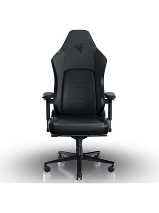 Razer ISKUR V2 Black Καρέκλα Gaming Δερματίνης με Ρυθμιζόμενα Μπράτσα Μαύρη ZT-1.28.80.02.035