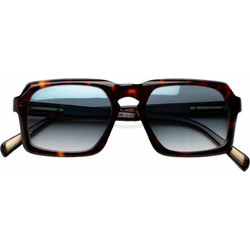 Alexander McQueen BRENTWOOD 103 Γυναικεία Γυαλιά Ηλίου Τετράγωνα Κοκάλινα Ταρταρούγα με Μπλε Φακό