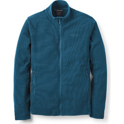 Rab Ανδρική Ζακέτα Fleece με Φερμουάρ Πετρόλ QFG-68