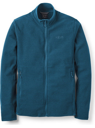 Rab Ανδρική Ζακέτα Fleece με Φερμουάρ Πετρόλ QFG-68
