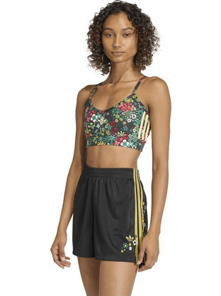 Adidas 3-Stripes Bralette Αθλητικό Μπουστάκι με Μέτρια Στήριξη Κυπαρισσί KD5556