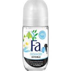 Fa Invisible Fresh & Dry Γυναικείο Αποσμητικό Roll On 48h 50ml