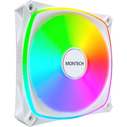 Montech AX120 Pro Case Fan 120mm ARGB με Σύνδεση 3-Pin 4-Pin PWM White