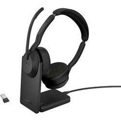 Jabra Evolve2 55 MS Stereo Link390a with Charging Stand