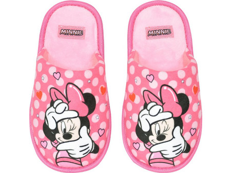 Stamion Minnie Mouse Χειμερινές Παιδικές Παντόφλες για Κορίτσι Ροζ D93614WR