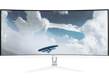 Arozzi NoVa Ultrawide VA HDR Curved Gaming Monitor 34" 3440x1440 QHD 165Hz 4ms White
