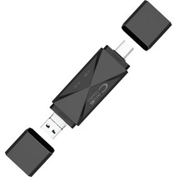 ADS-218 Card Reader OTG Lightning USB-C & USB-A 2.0 για SD / microSD