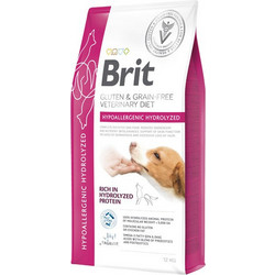Brit Vetenirary Diet Gluten & Grain Free Hypoallergenic Hydrolyzed Protein with Poultry & Pea 12kg