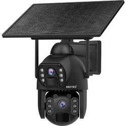 Sectec ST-536-6MAOV-4G-EU IP Κάμερα Ασφαλείας SIM 3MP 2K 4mm Αδιάβροχη Νυκτός Μπαταρίας με Ηλιακό Πάνελ & Αμφίδρομη Επικοινωνία