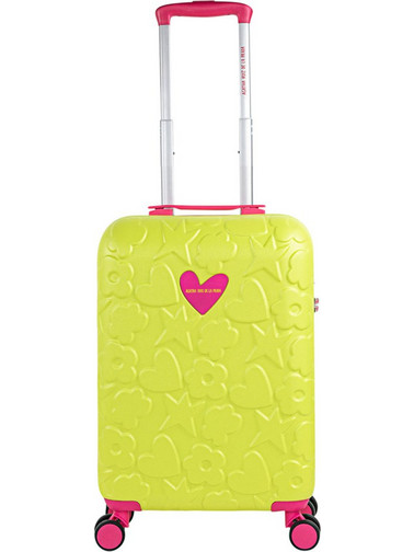 Agatha Ruiz De La Prada 135050-02 Βαλίτσα Καμπίνας 55x35x20cm με 4 Ρόδες Κίτρινη