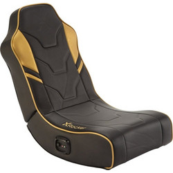X Rocker SHADOW 2.0 Καρέκλα Gaming Δερματίνης Μαύρη Χρυσή 5132201