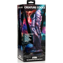 Creature Cocks Hydra Sea Monster Dildo με Βεντούζα & Όρχεις 27cm Μωβ
