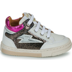 GBB Dallia Παιδικά Sneakers Μποτάκια Λευκά Φούξια AM617-14