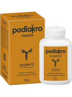 Boderm Podiakro Φυσικό Αποσμητικό σε Πούδρα Χωρίς Αλουμίνιο για Μύκητες Ποδιών 50gr