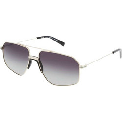 Invu INIB12400 C Ανδρικά Γυαλιά Ηλίου Aviator Μεταλλικά Ασημί με Μαύρο Φακό